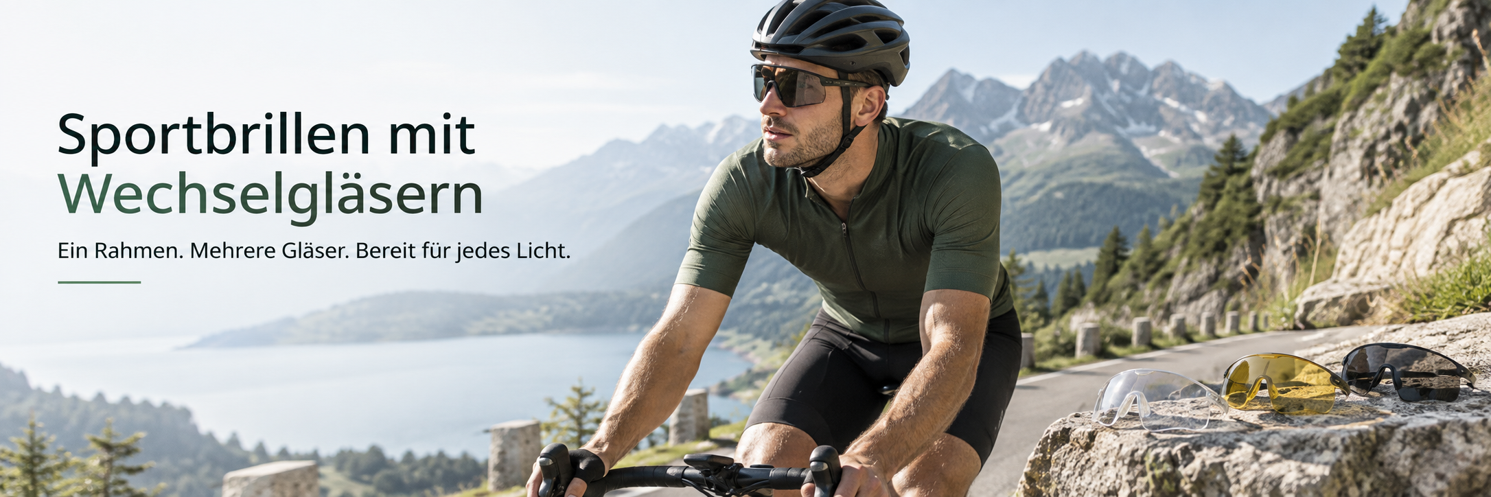 Sportbrillen + Wechselgläser