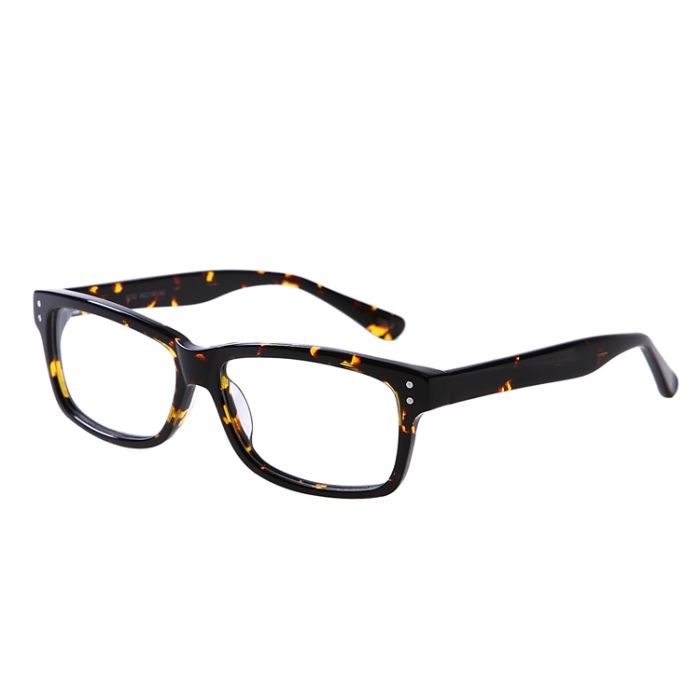 Große Nerd-Gleitsichbrille aus Kunststoff in Nussbraun 