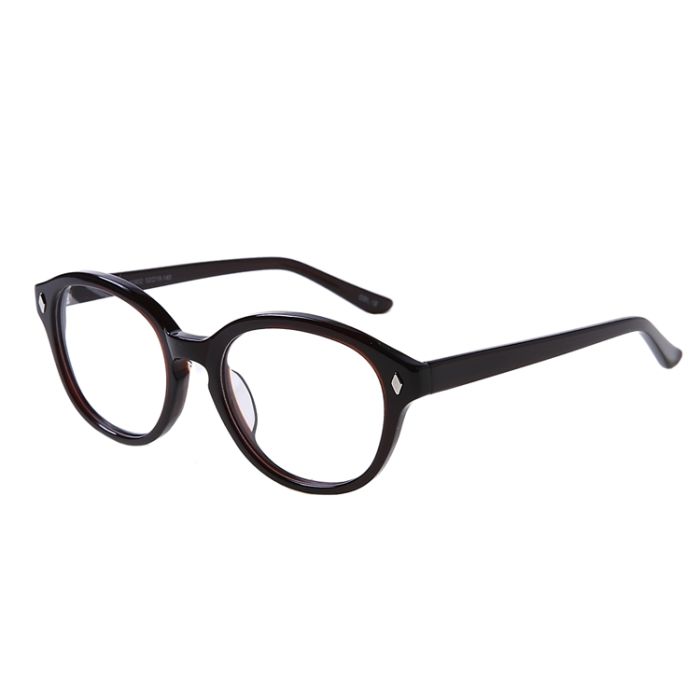 Schwarz-Rote Vollrandbrille im Nerdlook 