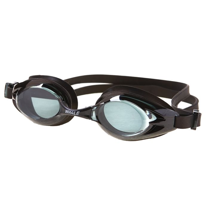 Schwarze Schwimmbrille für Wassersport 