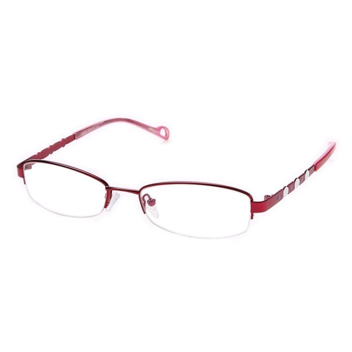 Damen Brille in Rot und Pink - Metallgestell
