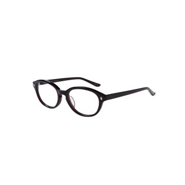 Schwarz-Rote Vollrandbrille im Nerdlook 